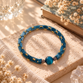Ocean Knot | Deep Blue Hand-Braided Bracelet
