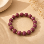 杏粉 · 早霜 | Pet Companion Bracelet – Apricot Blossom & Green Botanicals