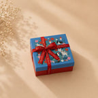 Blue Cat Whimsical Gift Box – Empty Decorative Gift Box
