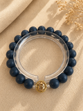 Aquarius · 青黛 · 本然 | Aquarius Zodiac Herbal Incense Bead Bracelet | 10mm