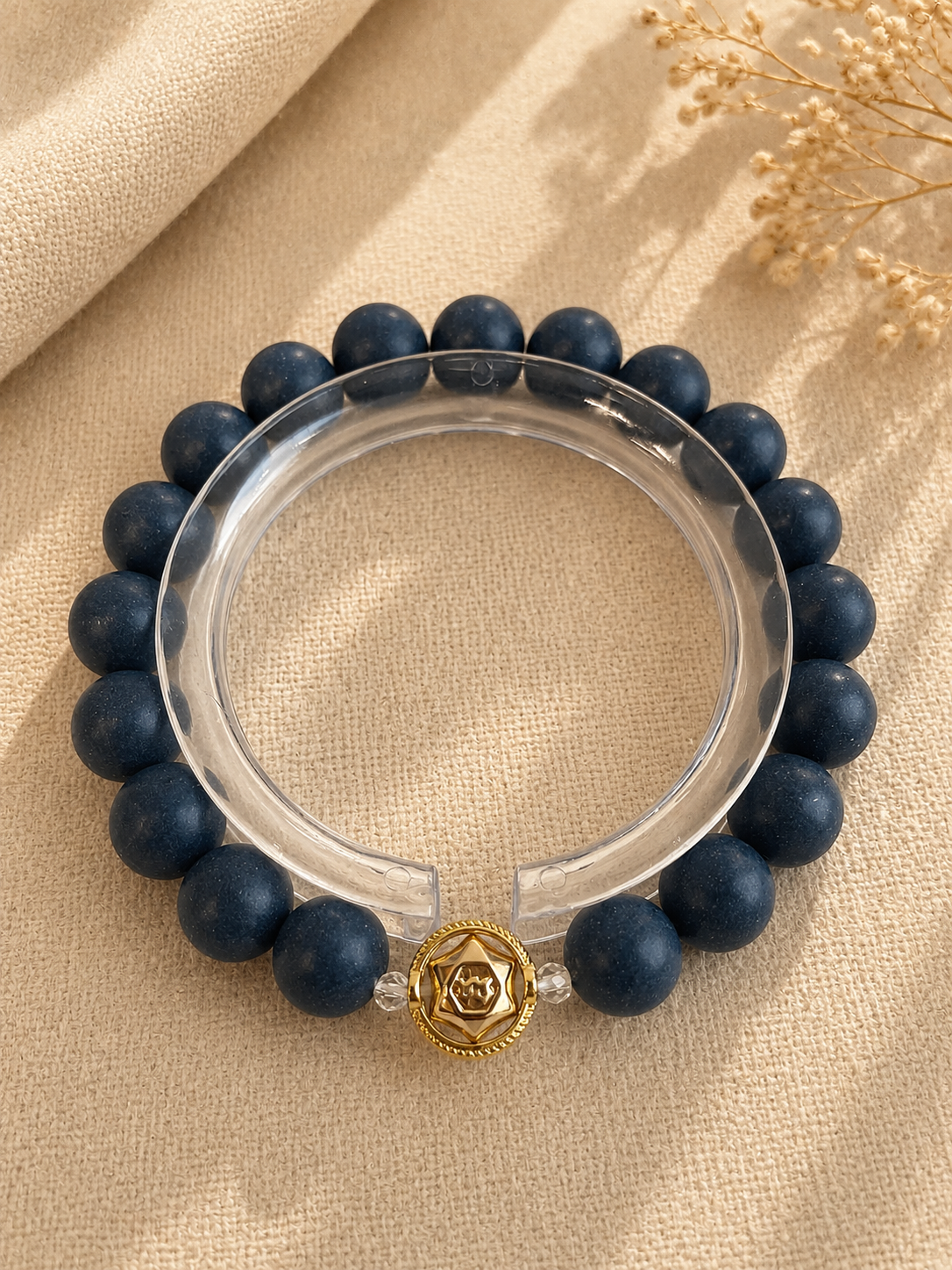 Aquarius · 青黛 · 本然 | Aquarius Zodiac Herbal Incense Bead Bracelet | 10mm
