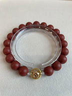 Aries · 绛紫 · 暖堂 | Aries Zodiac Herbal Incense Bead Bracelet | 10mm