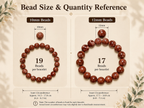 绛紫 · 暖堂 | Cinnabar Red Herbal Incense Bead Bracelet | 10mm / 12mm