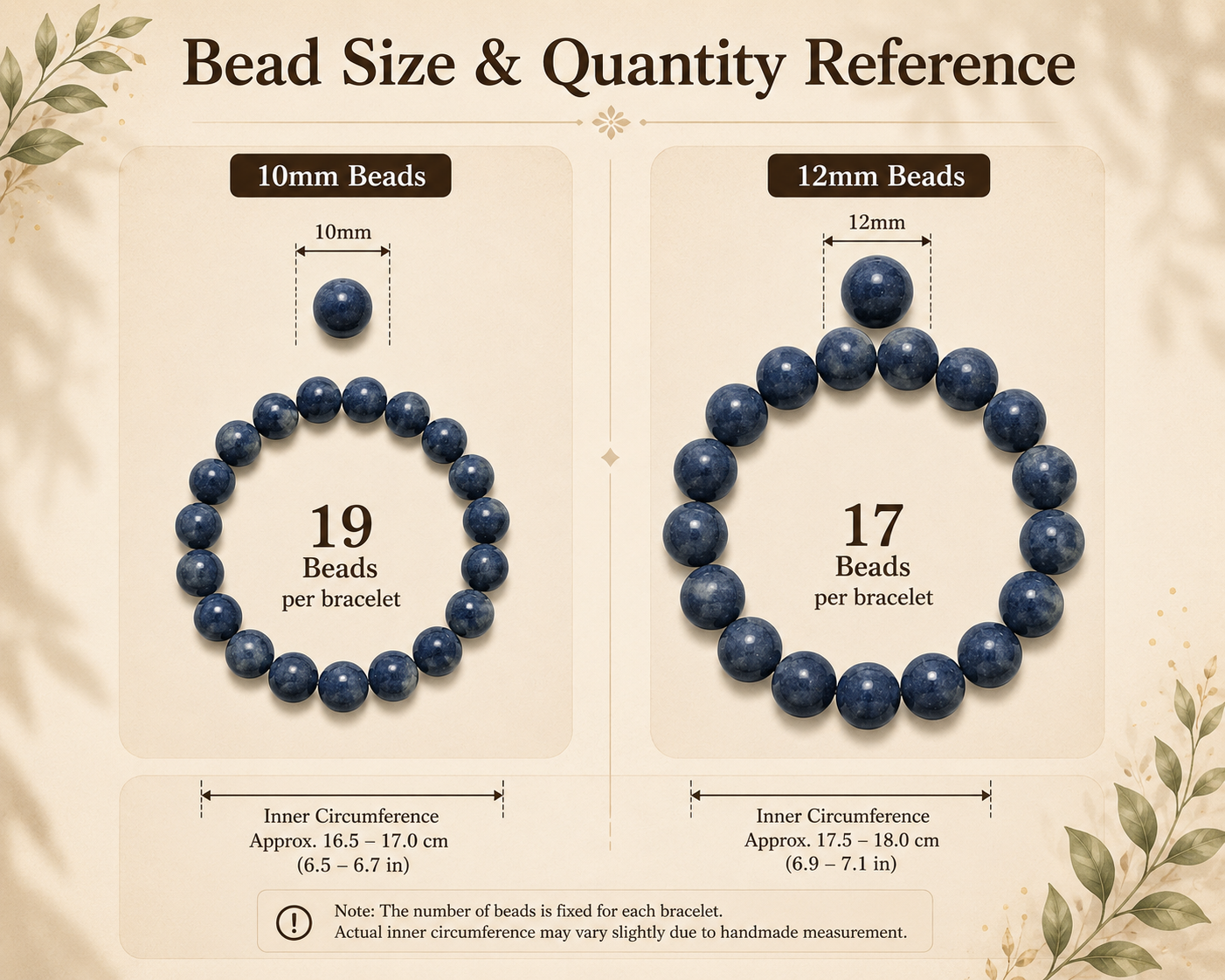 青黛 · 本然 | Azure · Herbal Incense Bead Bracelet | 10mm / 12mm