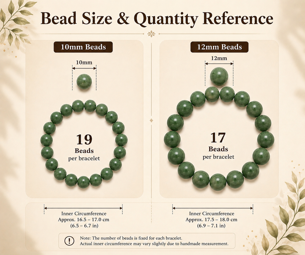 翠微 · 听松 | Jade Green Herbal Incense Bead Bracelet | 10mm / 12mm