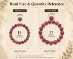 杏粉 · 早霜 | Magenta Pink Herbal Incense Bead Bracelet | 10mm / 12mm