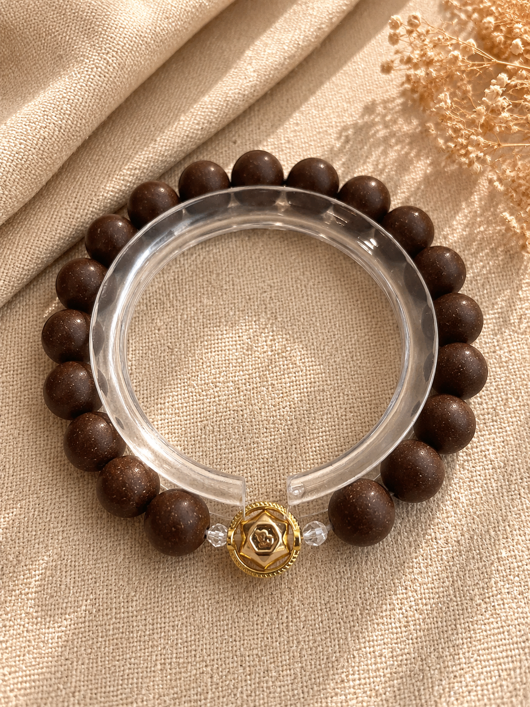 Capricorn · 苔青 · 夏栀 | Capricorn Zodiac Herbal Incense Bead Bracelet | 10mm