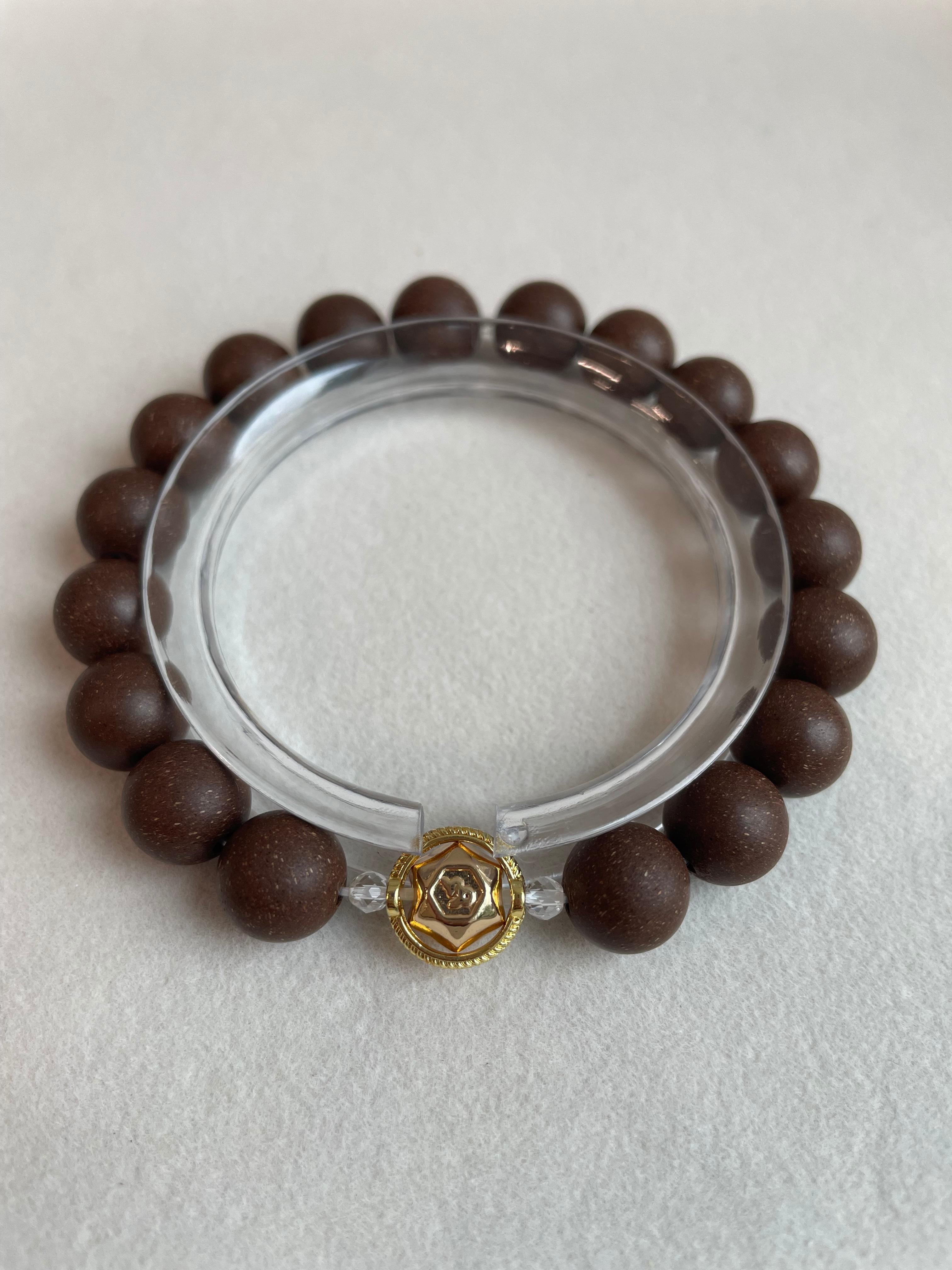 Capricorn · 苔青 · 夏栀 | Capricorn Zodiac Herbal Incense Bead Bracelet | 10mm
