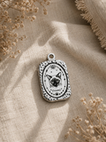 Custom Pet Portrait Pendant – Engraved Titanium Steel Charm | Dog & Cat Memorial Jewelry | 2.8 × 1.7 cm