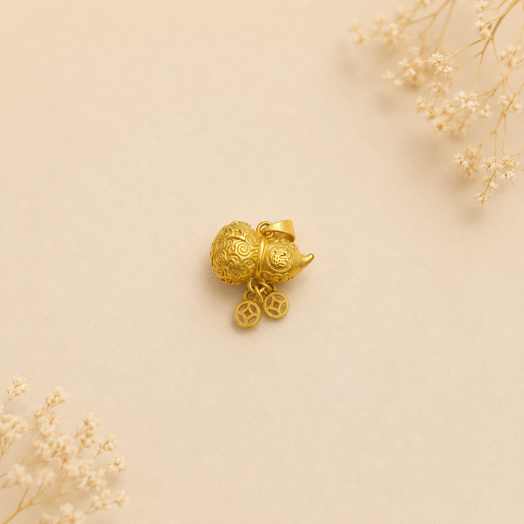 Gourd Charm Pendant for DIY Bracelet & Jewelry Making