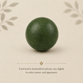 翠微 · 听松 Jade Green Herbal Incense Loose Beads for DIY Bracelet Making (Price Per Piece)