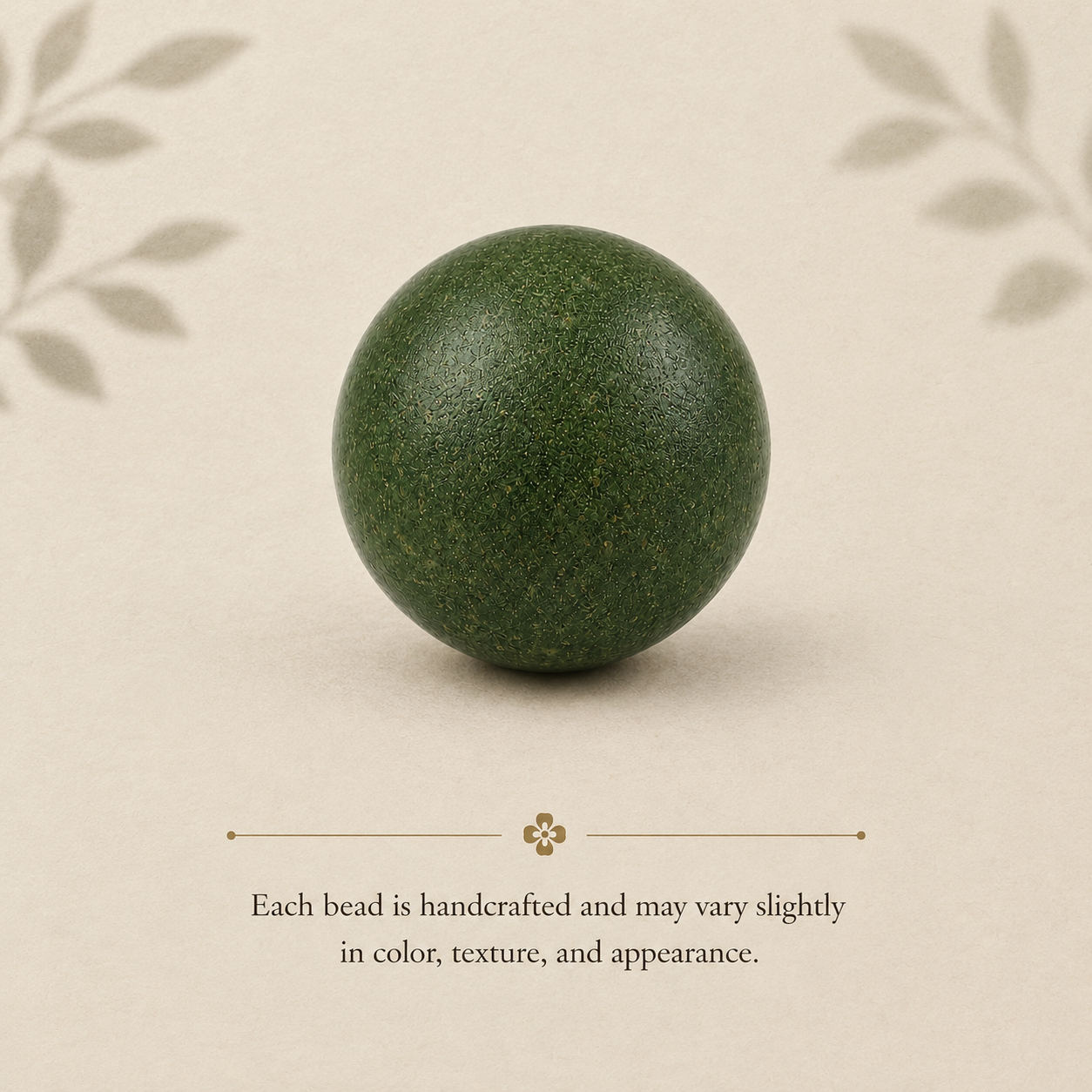 翠微 · 听松 Jade Green Herbal Incense Loose Beads for DIY Bracelet Making (Price Per Piece)