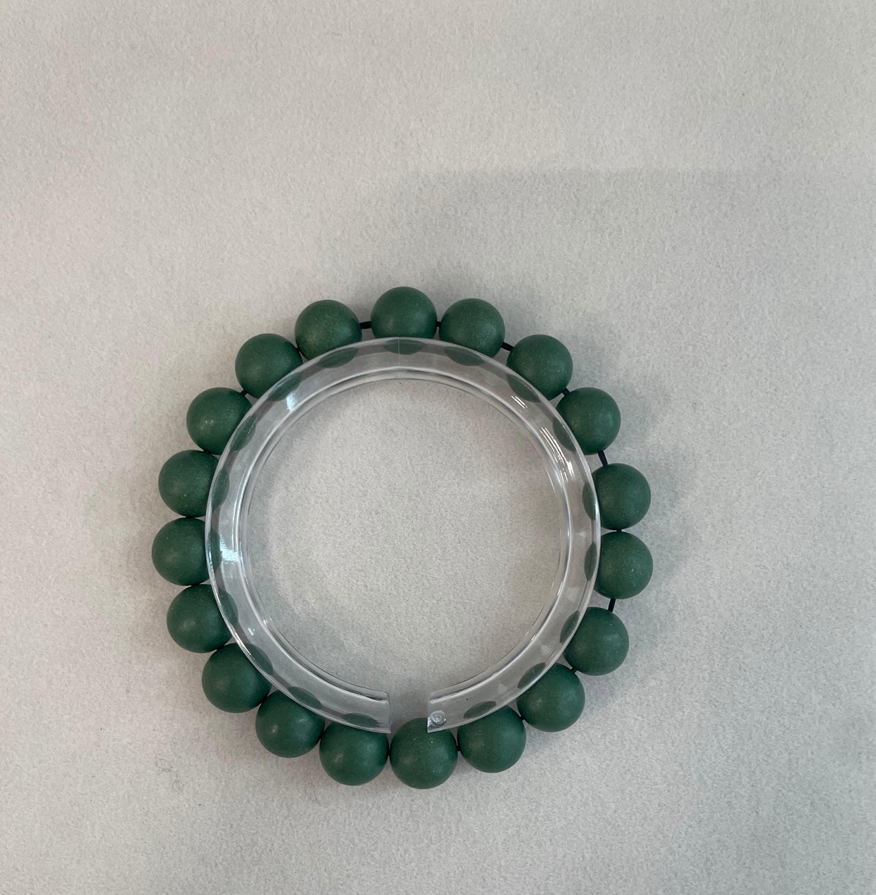 翠微 · 听松 | Jade Green Herbal Incense Bead Bracelet | 10mm / 12mm