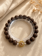 Libra · 苔青 · 夏栀 | Libra Zodiac Herbal Incense Bead Bracelet | 10mm
