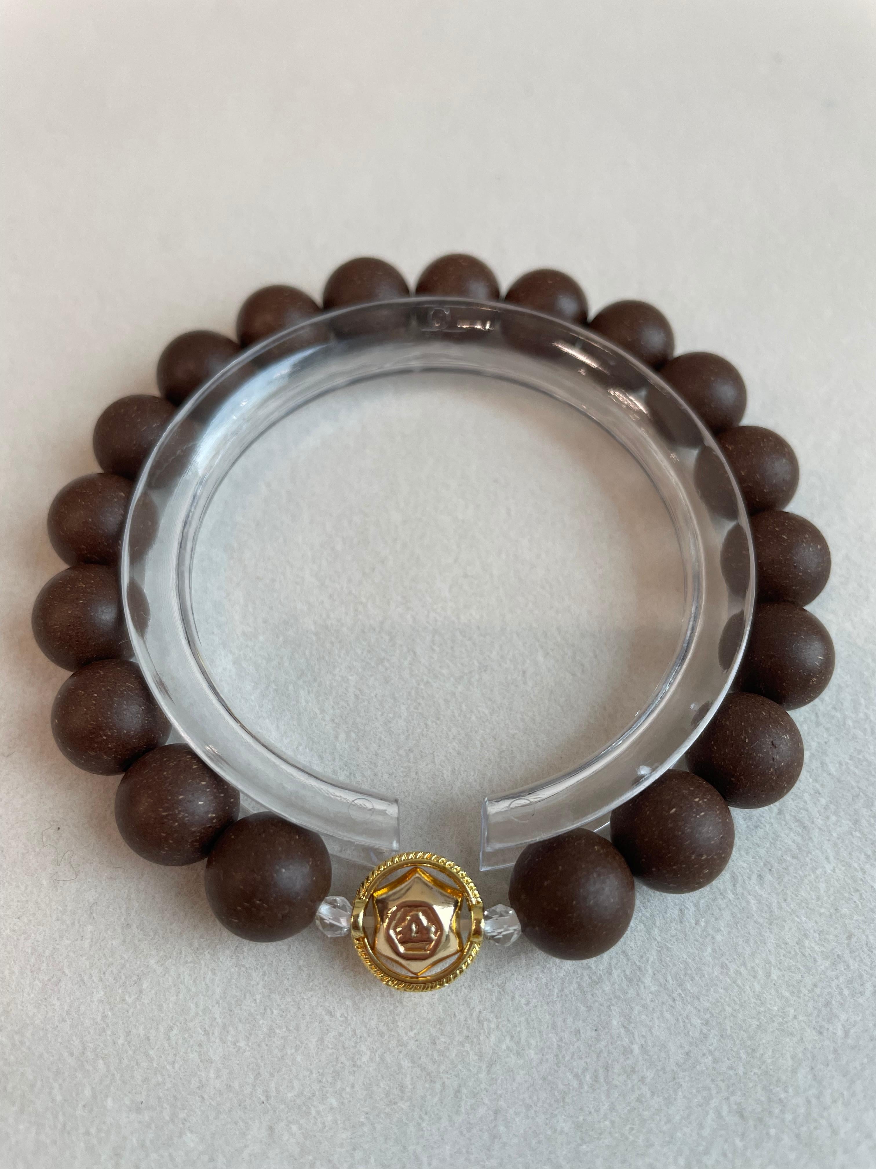 Libra · 苔青 · 夏栀 | Libra Zodiac Herbal Incense Bead Bracelet | 10mm