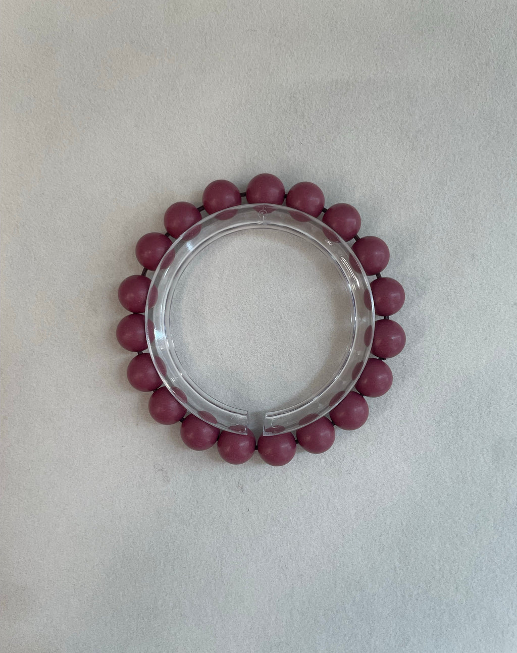 杏粉 · 早霜 Magenta Pink Herbal Incense Loose Beads for DIY Bracelet Making (Price Per Piece)