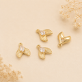 Zirconia Mermaid Tail Charm Pendant for DIY Bracelet & Jewelry Making