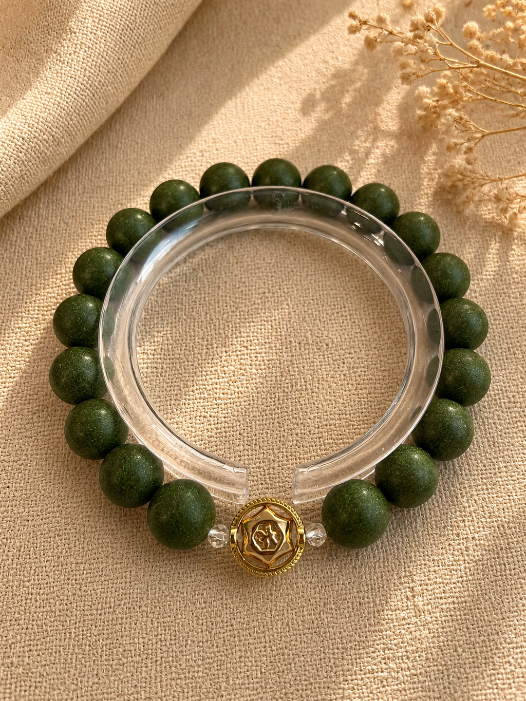 Pisces · 艾绿 · 醒野 | Pisces Zodiac Herbal Incense Bead Bracelet | 10mm