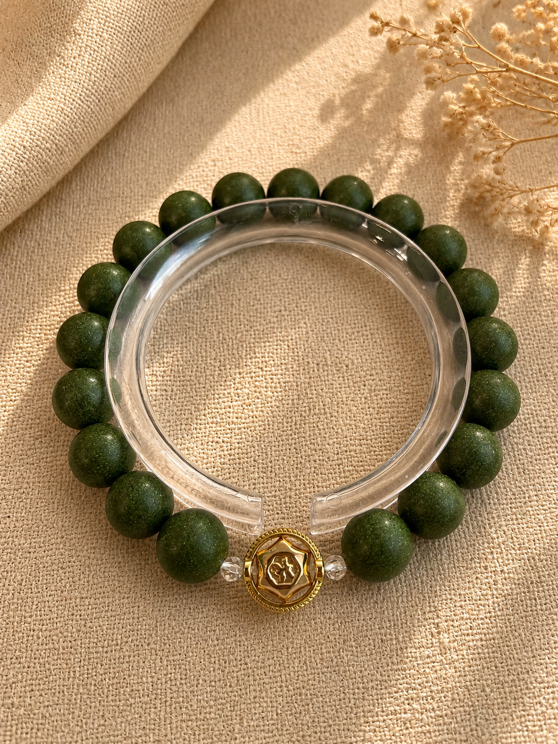 Pisces · 艾绿 · 醒野 | Pisces Zodiac Herbal Incense Bead Bracelet | 10mm