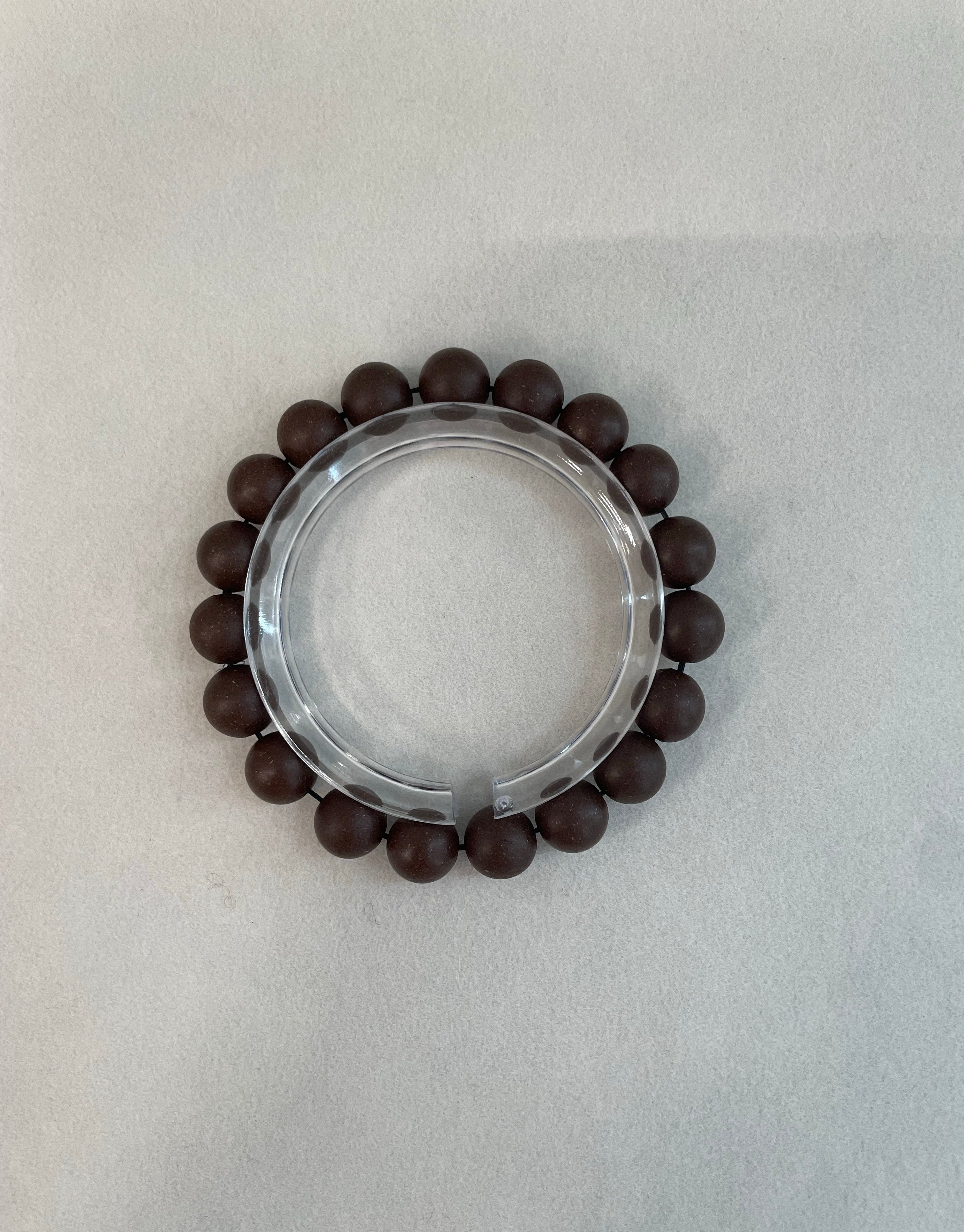 苔青 · 夏栀Sand Brown Herbal Incense Loose Beads for DIY Bracelet Making (Price Per Piece)