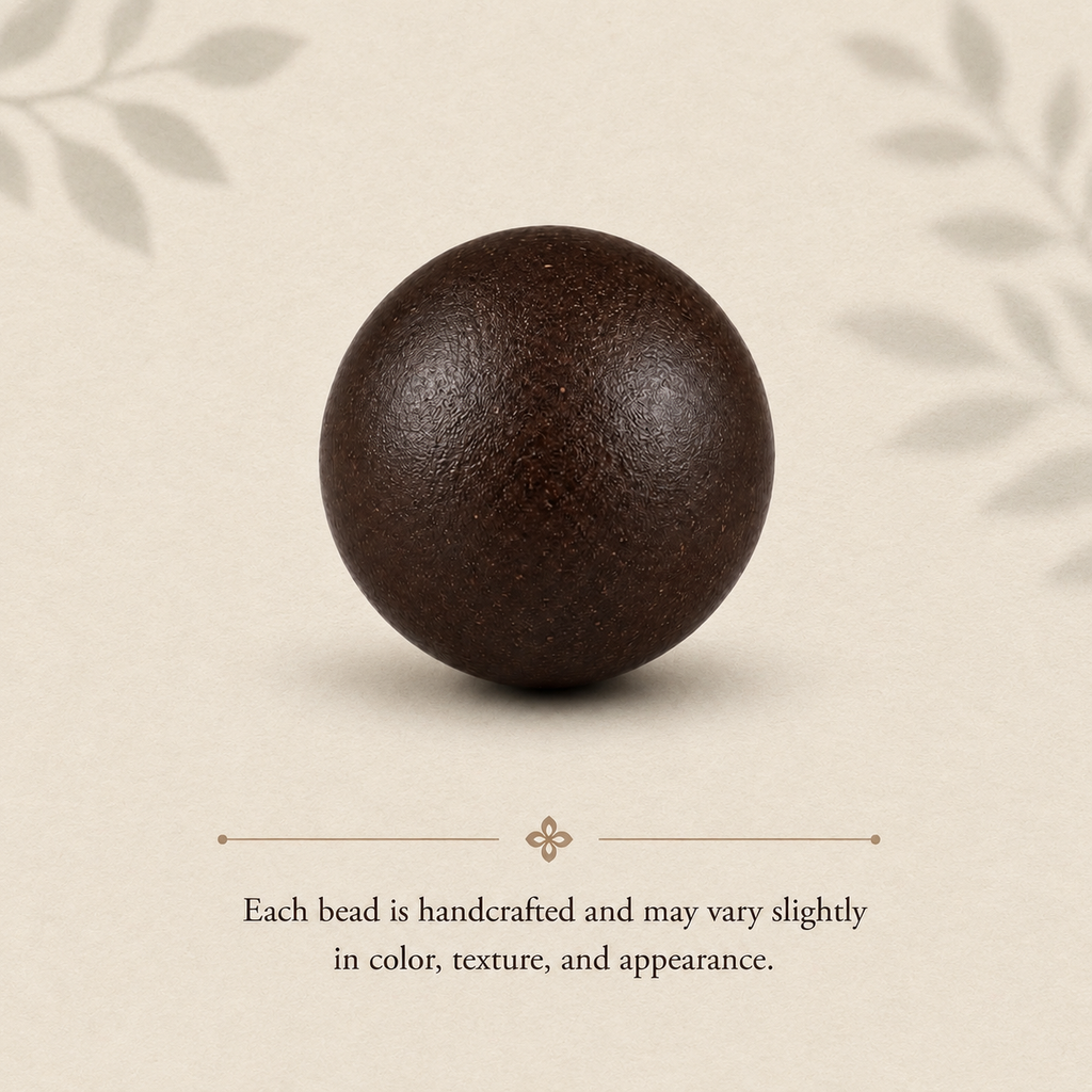 苔青 · 夏栀Sand Brown Herbal Incense Loose Beads for DIY Bracelet Making (Price Per Piece)