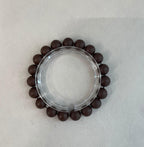 苔青 · 夏栀 | Sand Brown Herbal Incense Bead Bracelet | 10mm / 12mm