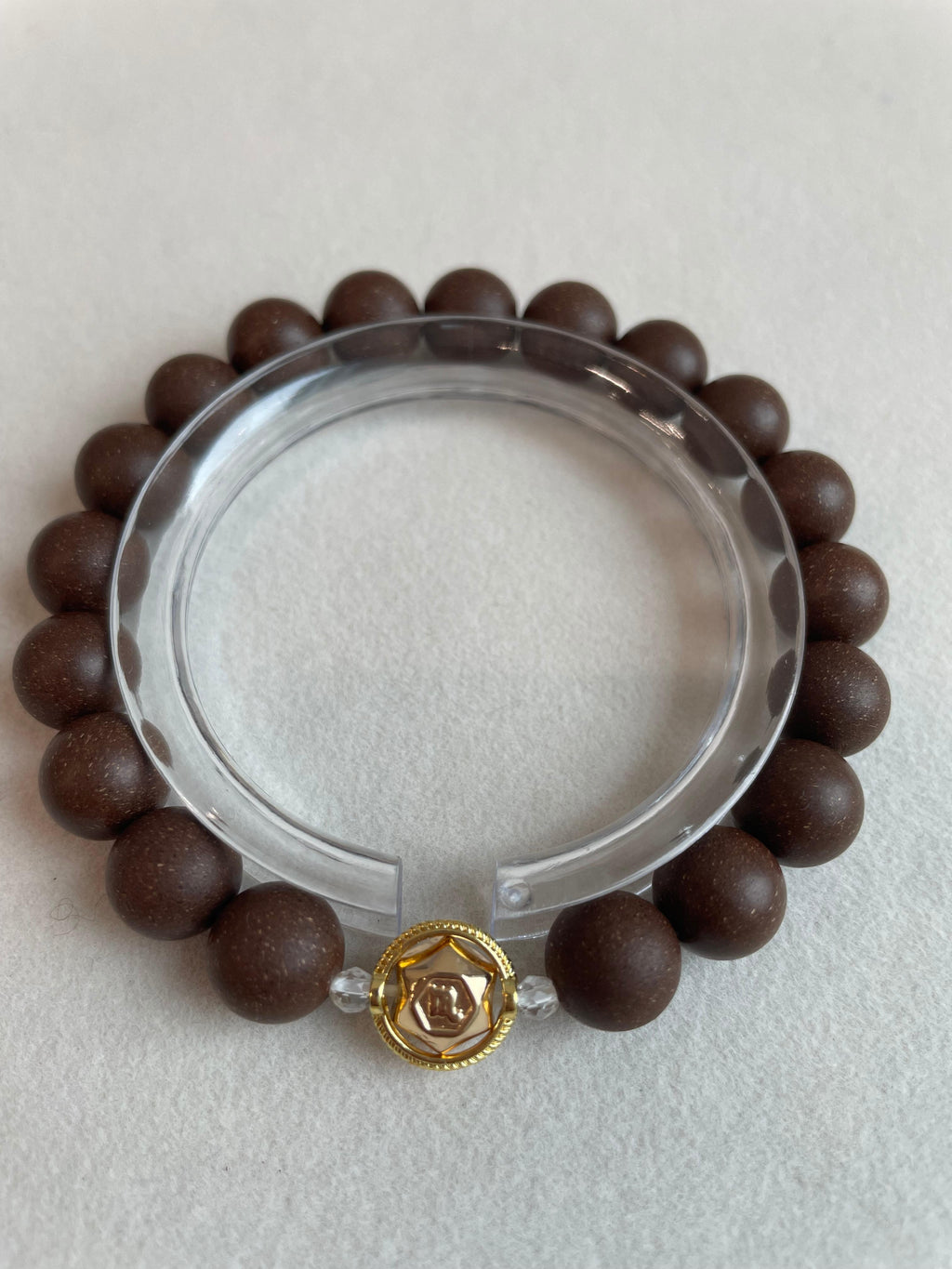 Scorpio · 苔青 · 夏栀 | Scorpio Zodiac Herbal Incense Bead Bracelet | 10mm