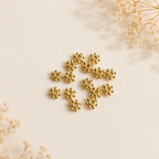 Snowflake Spacer Beads for DIY Bracelet & Jewelry Making