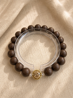 Taurus · 月白 · 清茉 | Taurus Zodiac Herbal Incense Bead Bracelet | 10mm