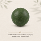 艾绿 · 醒野 -Vibrant Sage Herbal Incense Loose Beads for DIY Bracelet Making (Price Per Piece)