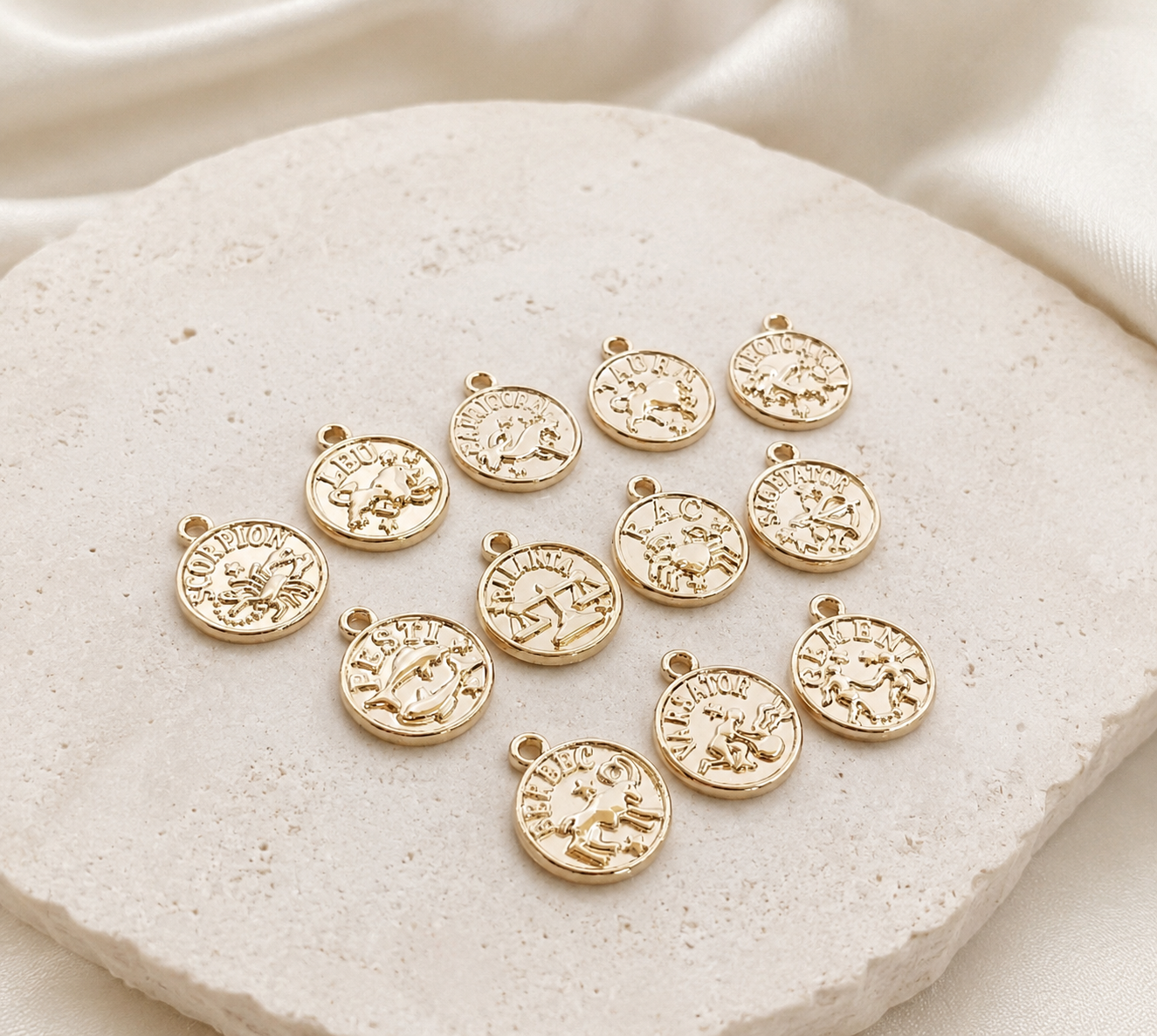 Zodiac Constellation Charm Pendants – DIY Bracelet & Necklace Making Supplies