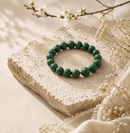 翠微 · 听松 | Jade Green Herbal Incense Bead Bracelet | 10mm / 12mm