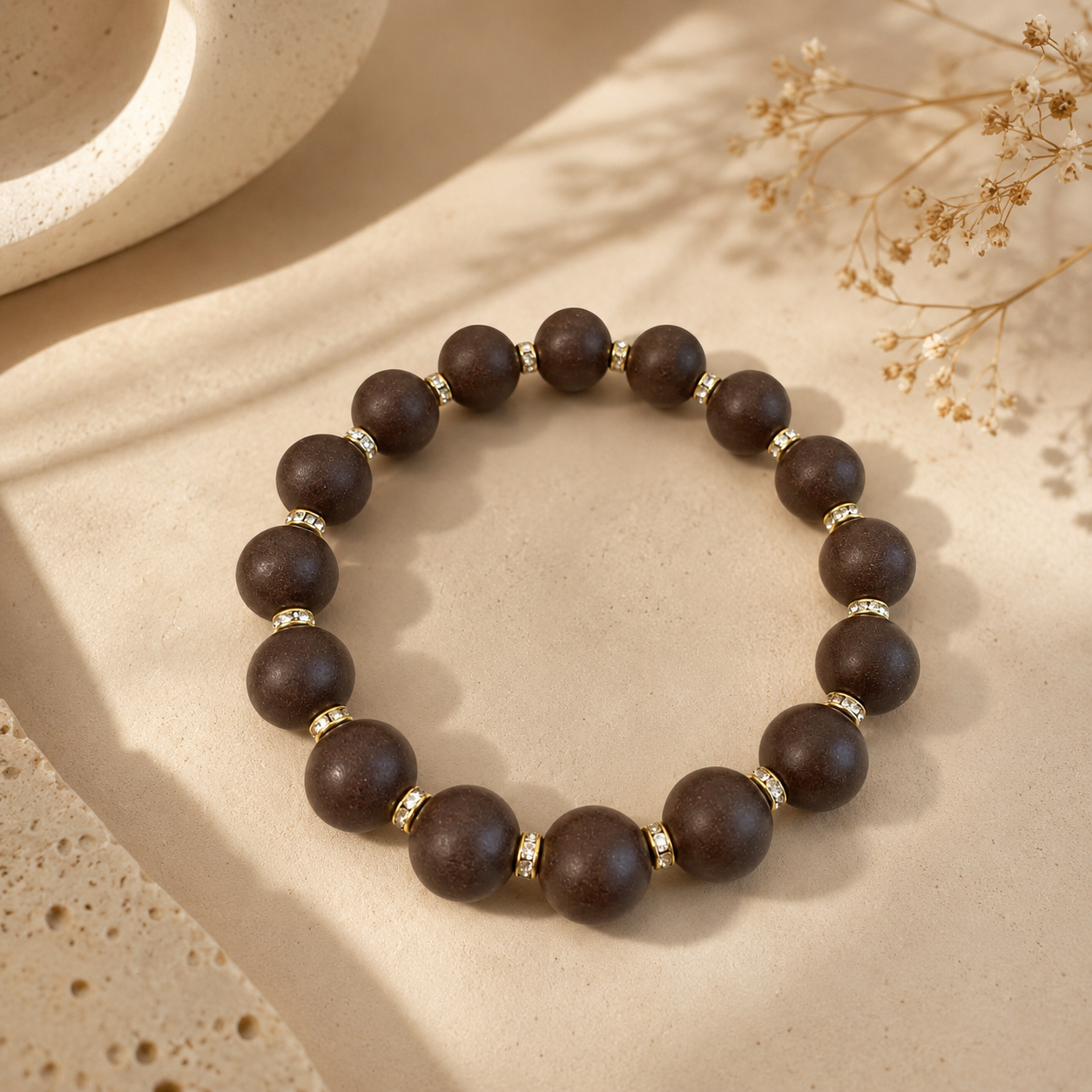 月白 · 清茉 | Pet Companion Bracelet – Jasmine & Sandalwood