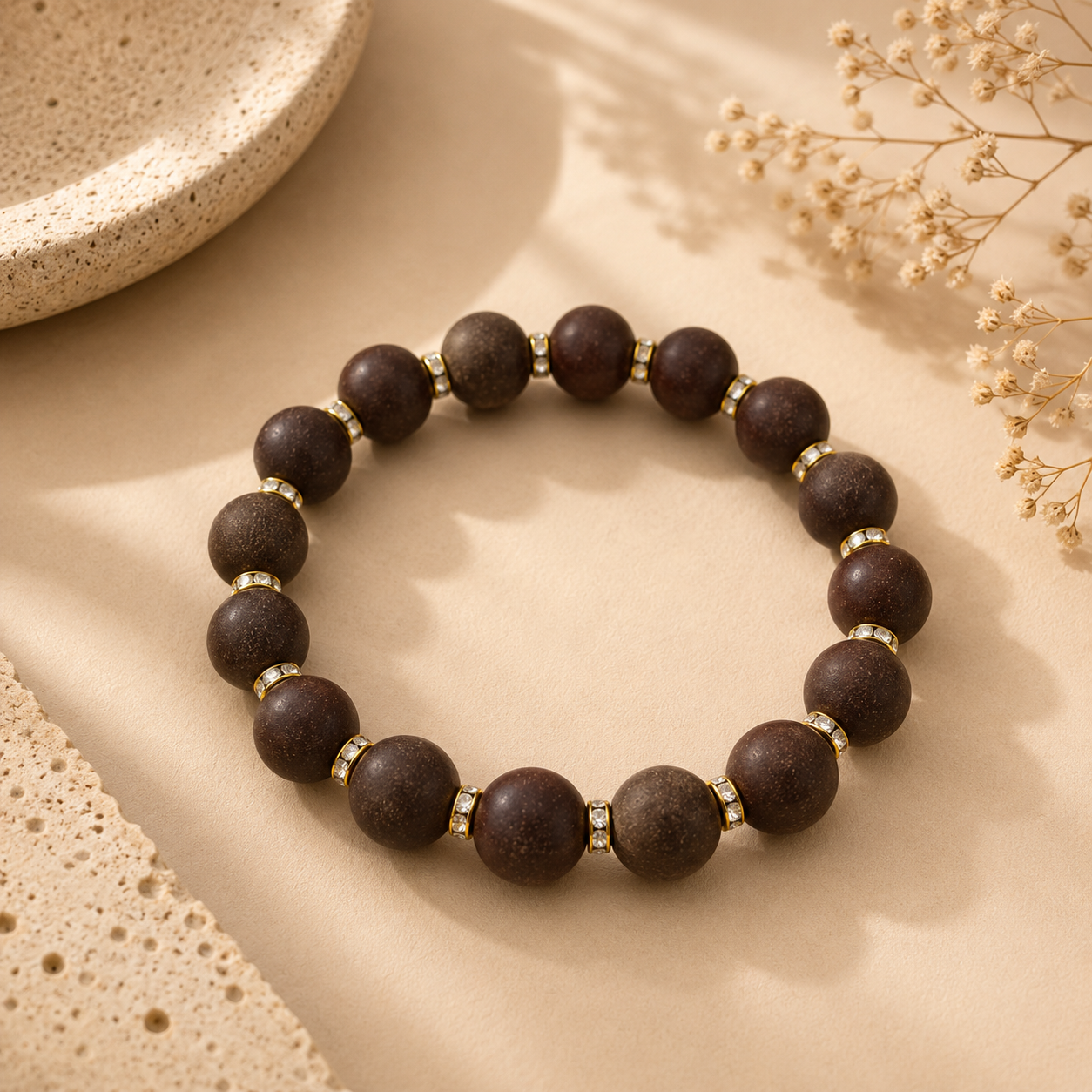 苔青 · 夏栀 | Pet Companion Bracelet – Gardenia & Fresh Botanicals
