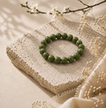 艾绿 · 醒野 | Vibrant Sage Herbal Incense Bead Bracelet | 10mm / 12mm