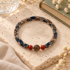 Ember Knot — Hand-Braided Bracelet