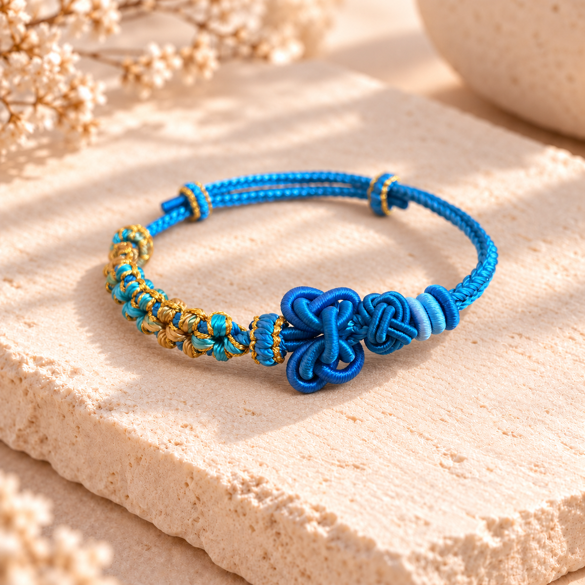 Gentle Wings — Handwoven Knot Bracelet