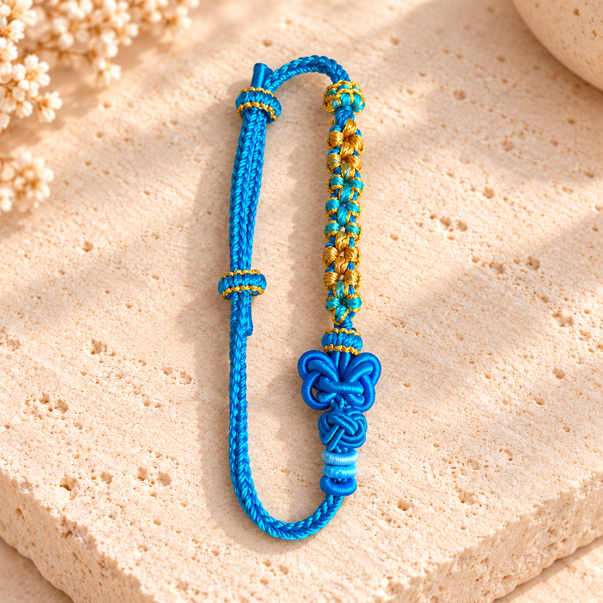 Gentle Wings — Handwoven Knot Bracelet