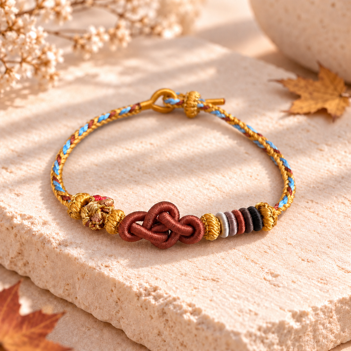 Heart's Wishes | Handwoven Knot Bracelet