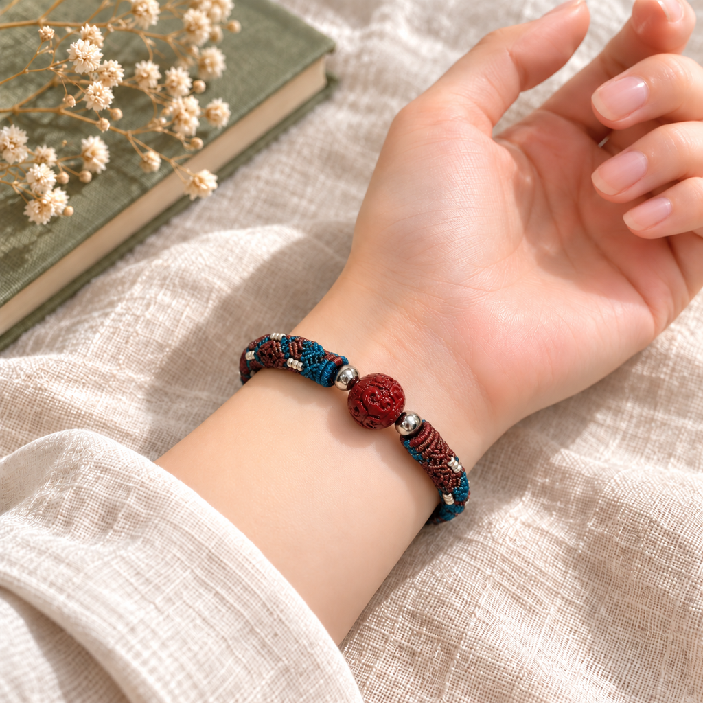 Lantern Knot — Hand-Braided Bracelet